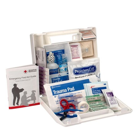Acme United 25 Person First Aid Kit, Plastic Case with Dividers 223-U/FAO